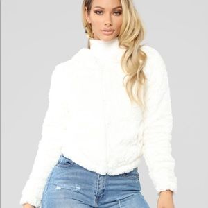 Fashion Nova: Look Don’t Touch Fuzzy Jacket